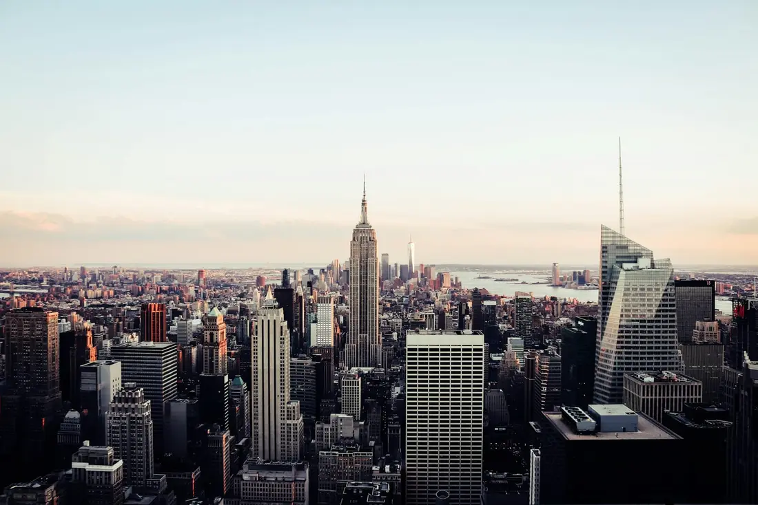 Aerial view of Midtown Manhattan