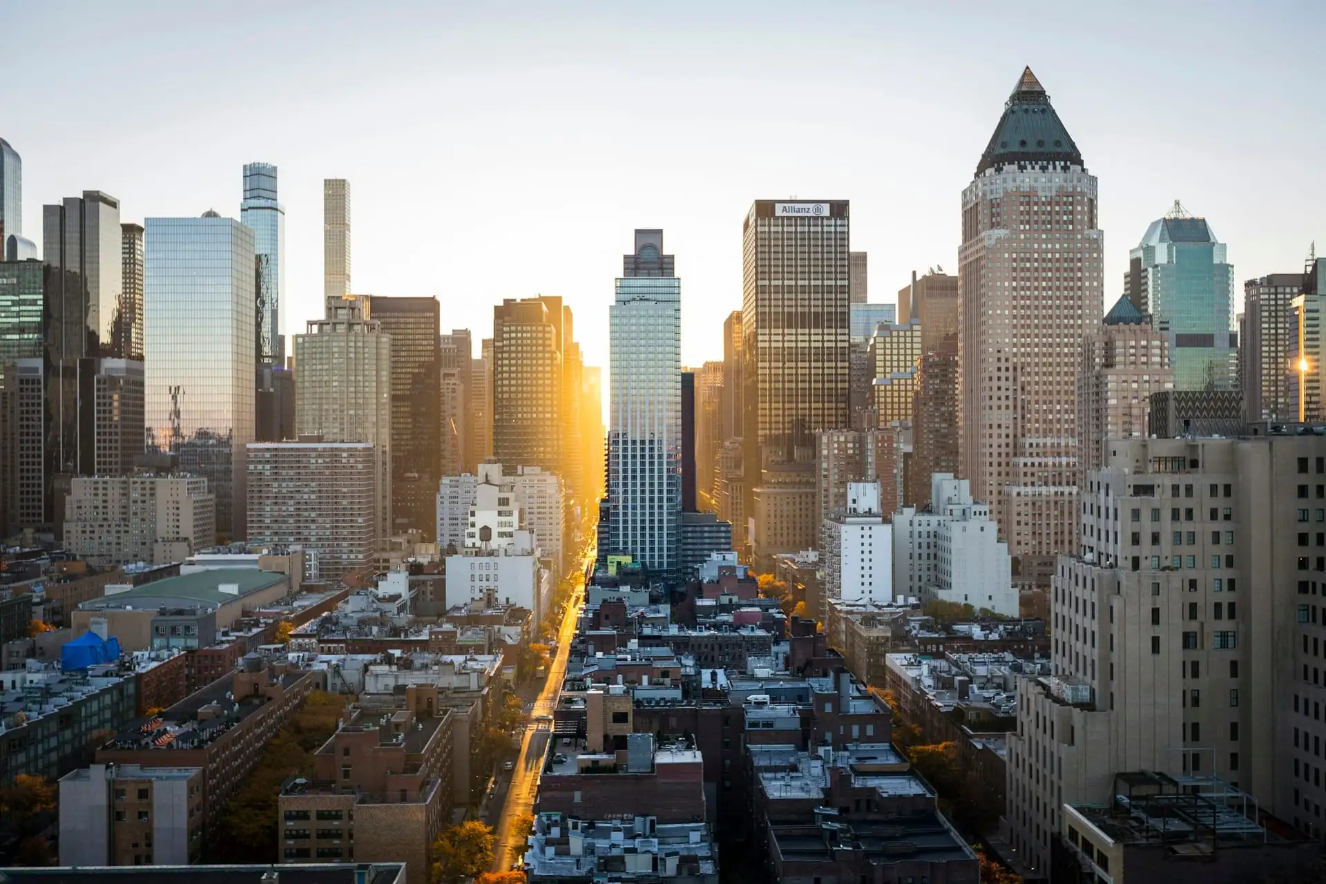 The Midtown Manhattan skyline
